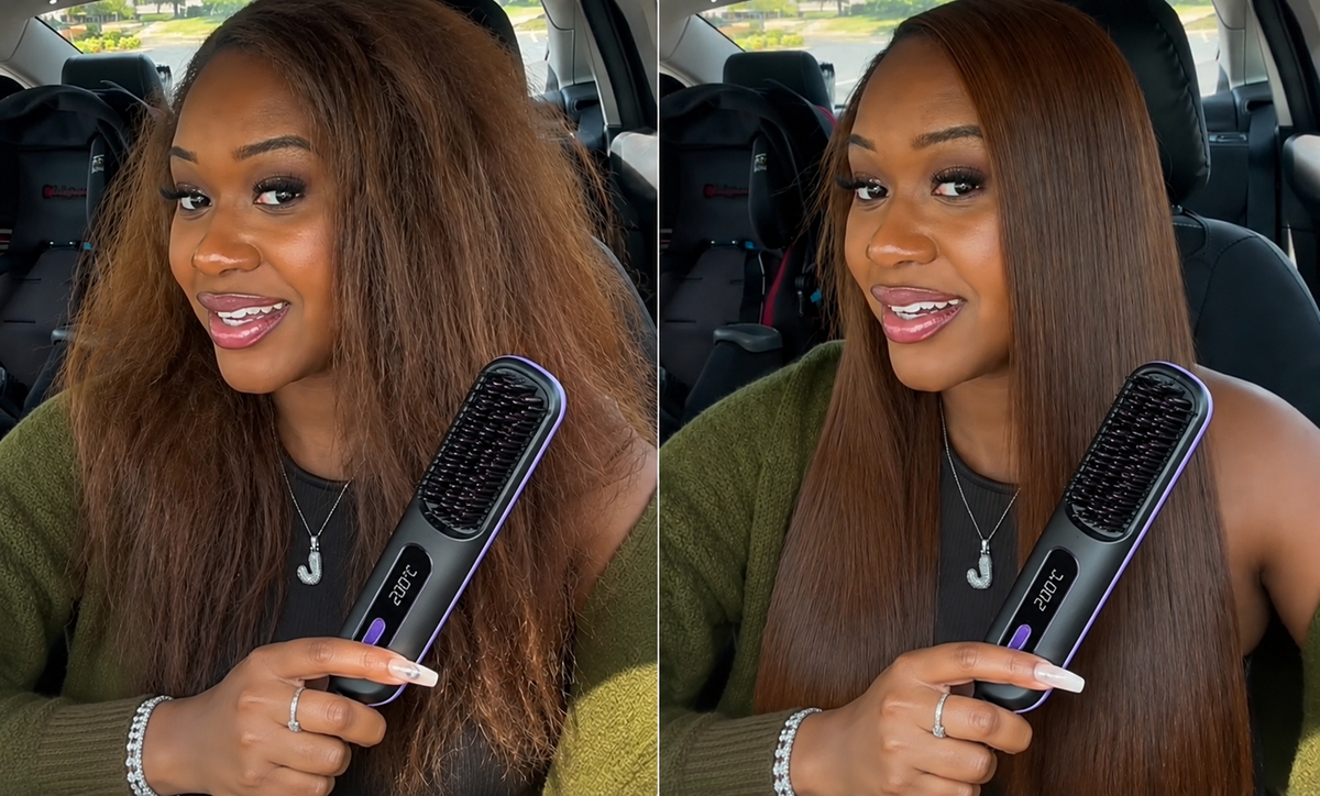 SleekGo™ Portable Cordless Hair Straightener | Smooth, Frizz-Free Hair On the Go