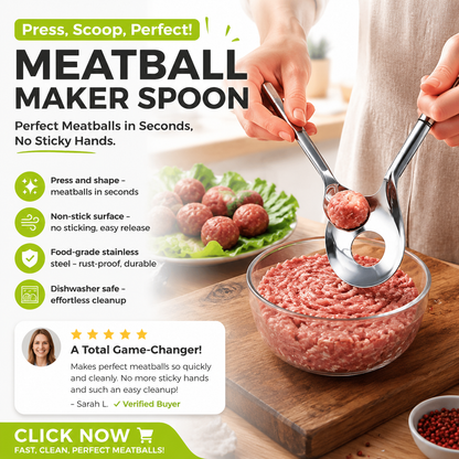 MeatForm™ Meatball Maker | Faster Shaping & Cleaner Kitchen Prep