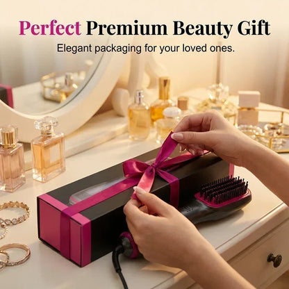 Veloura™ 3-in-1 Hot Air Brush | Smooth, Voluminous Hair with Less Effort