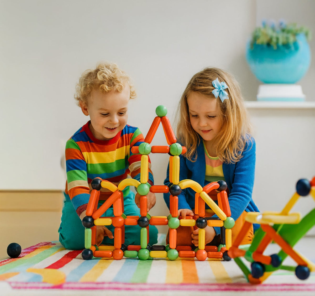 MagniBuild™ Magnetic Construction Set | Creative Building & Playful Learning