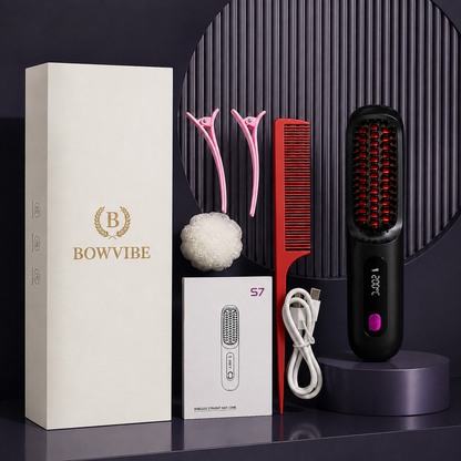 SleekGo™ Portable Cordless Hair Straightener | Smooth, Frizz-Free Hair On the Go