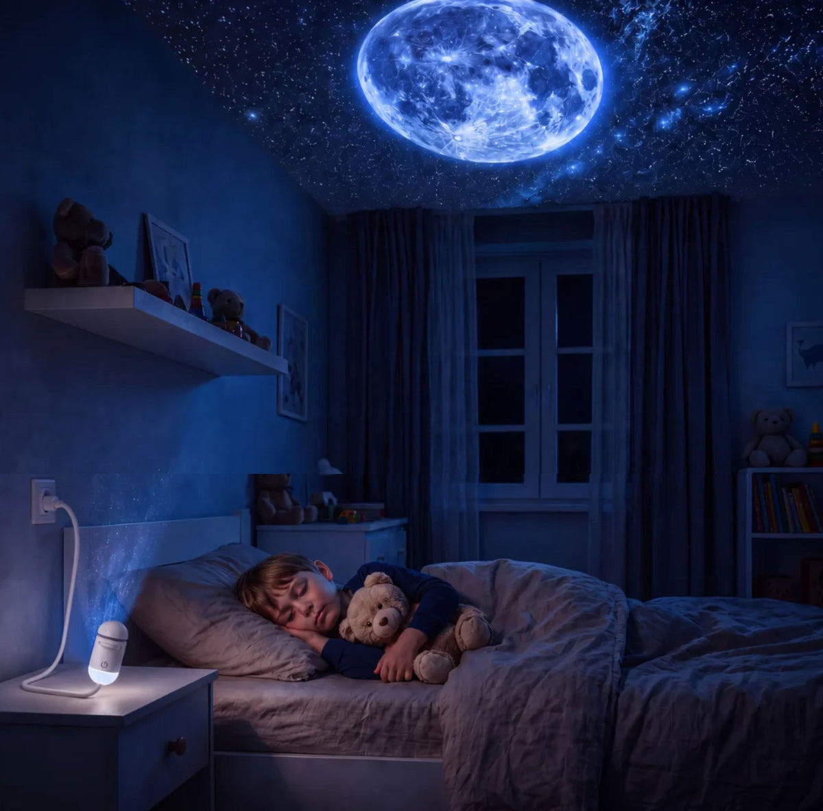 Nebulora™ – Cosmic Galaxy Light Projector for Bedrooms