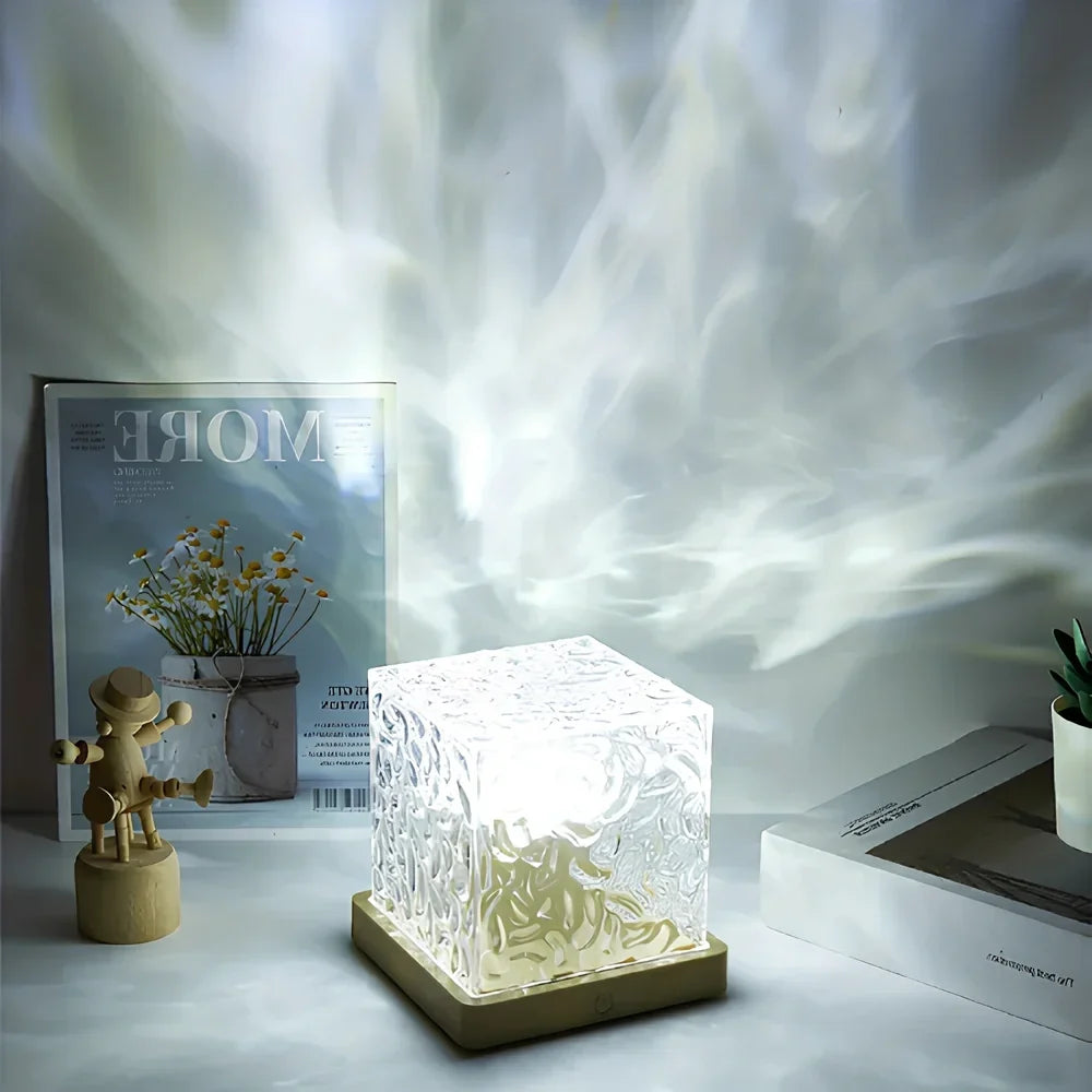 PolarGlow™ Northern Lights Cube Lamp | Magical Colours & Mesmerising Room Ambience