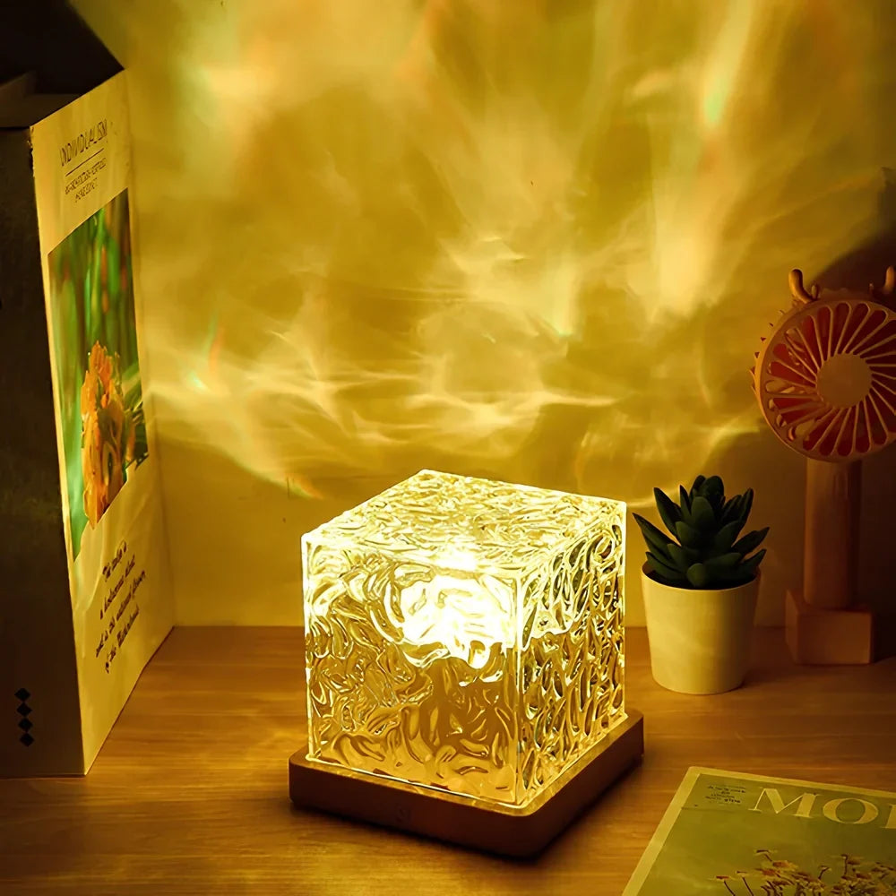 PolarGlow™ Northern Lights Cube Lamp | Magical Colours & Mesmerising Room Ambience