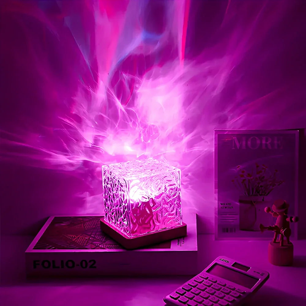 PolarGlow™ Northern Lights Cube Lamp | Magical Colours & Mesmerising Room Ambience
