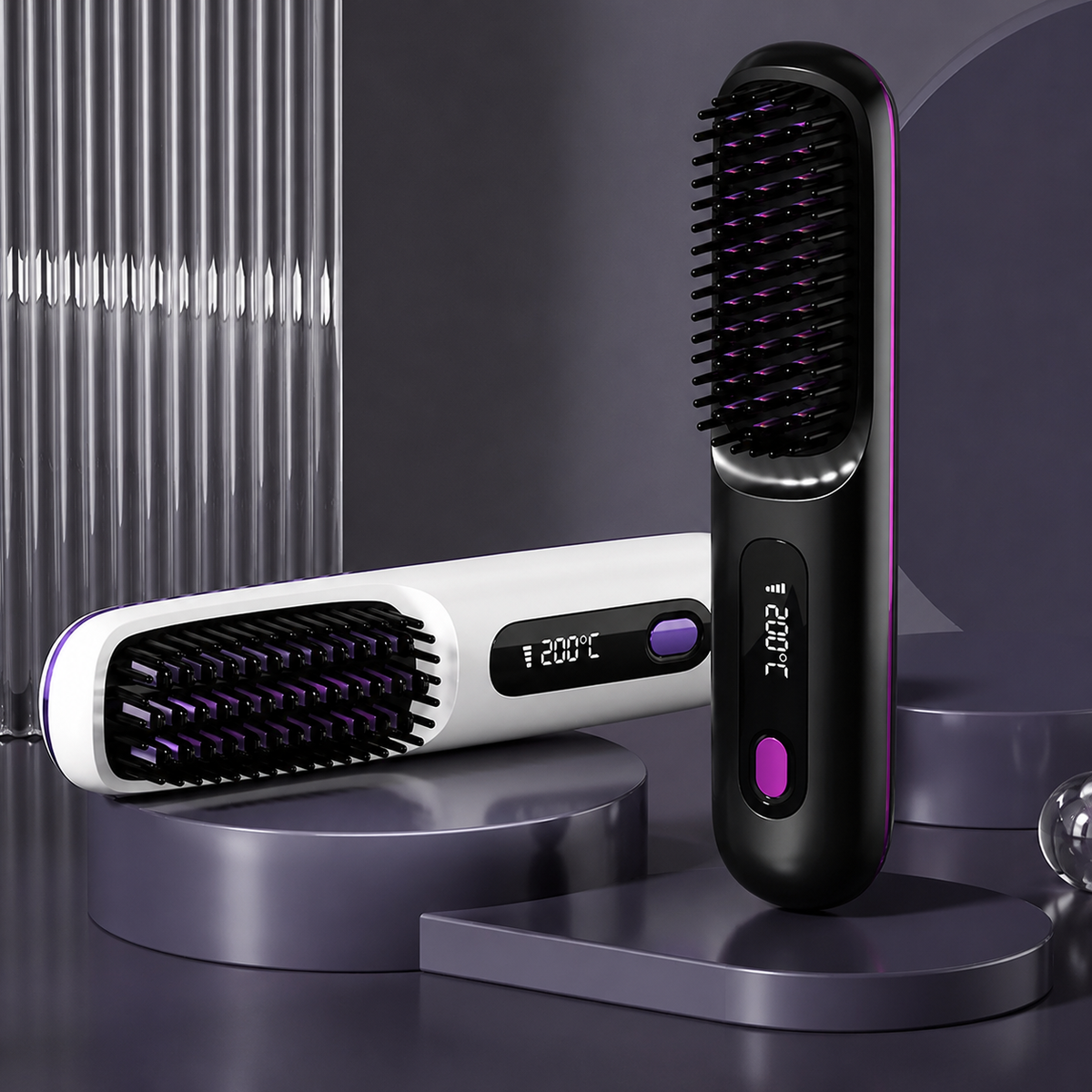 SleekGo™ Portable Cordless Hair Straightener | Smooth, Frizz-Free Hair On the Go