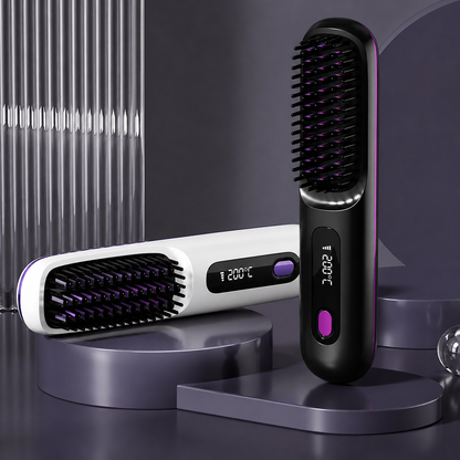 SleekGo™ Portable Cordless Hair Straightener | Smooth, Frizz-Free Hair On the Go