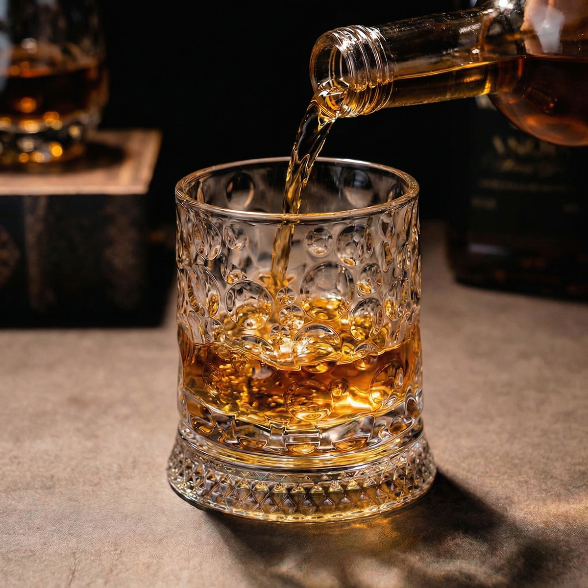 VinoSpin™ Rotating Whisky Glass | Stylish Drinking with a Gentle Swirling Motion