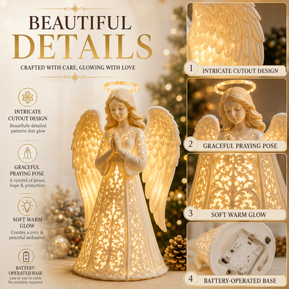 LumiAngel™ Christmas Angel Light – Warm Golden Glow for Hope & Love | Meaningful Christmas Décor