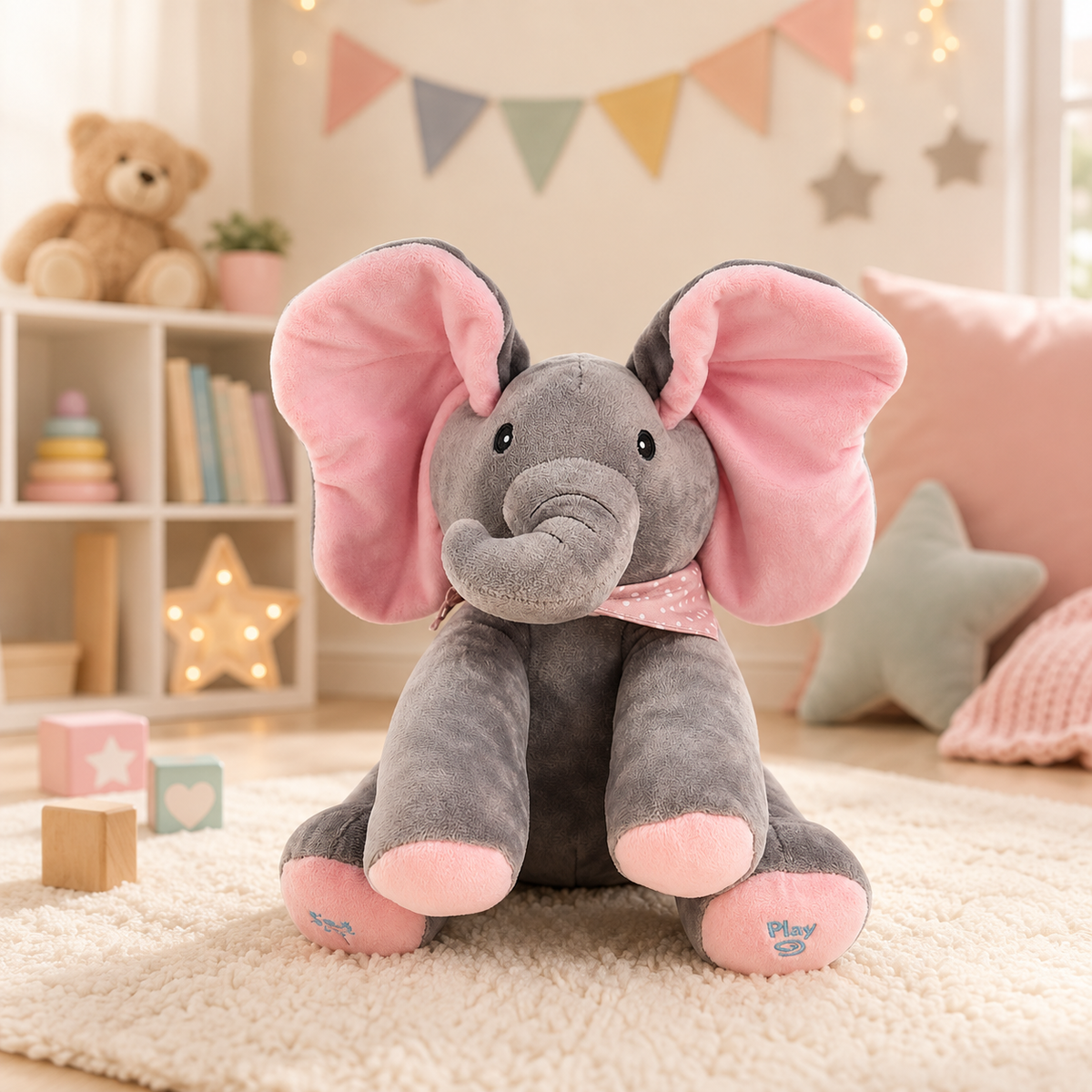 PeekabooPals™ – Singing Elephant Interactive Toy