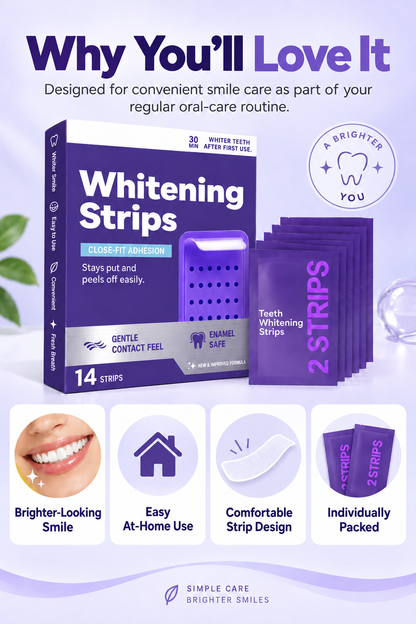 Puriva™ Purple Whitening Strips | Brighter-Looking Smile