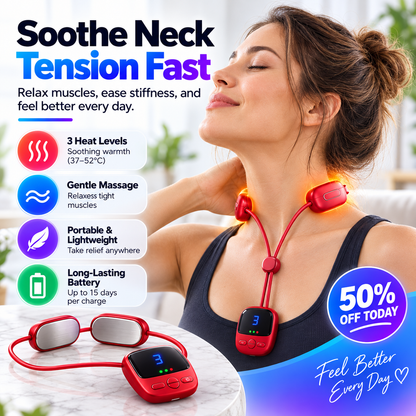 Nexora™ Neck Massager | Soothing Heat & Everyday Relaxation