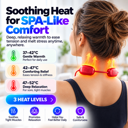 Nexora™ Neck Massager | Soothing Heat & Everyday Relaxation