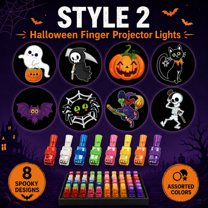 SpookyBeam™ Halloween Finger Projector | Mini Projections for Spooky Party Fun