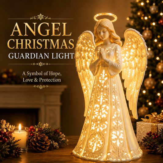 LumiAngel™ Christmas Angel Light – Warm Golden Glow for Hope & Love | Meaningful Christmas Décor