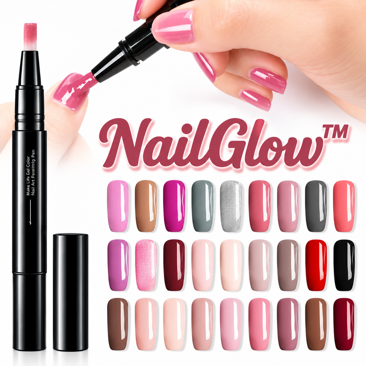 NailGlow™ Nail Art Gel Pens – Perfect Designs in Seconds