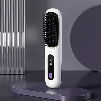 SleekGo™ Portable Cordless Hair Straightener | Smooth, Frizz-Free Hair On the Go