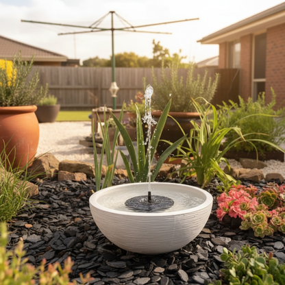 AquaBloom™ Solar Water Fountain – Natural Garden Ambience & Soothing Water Flow
