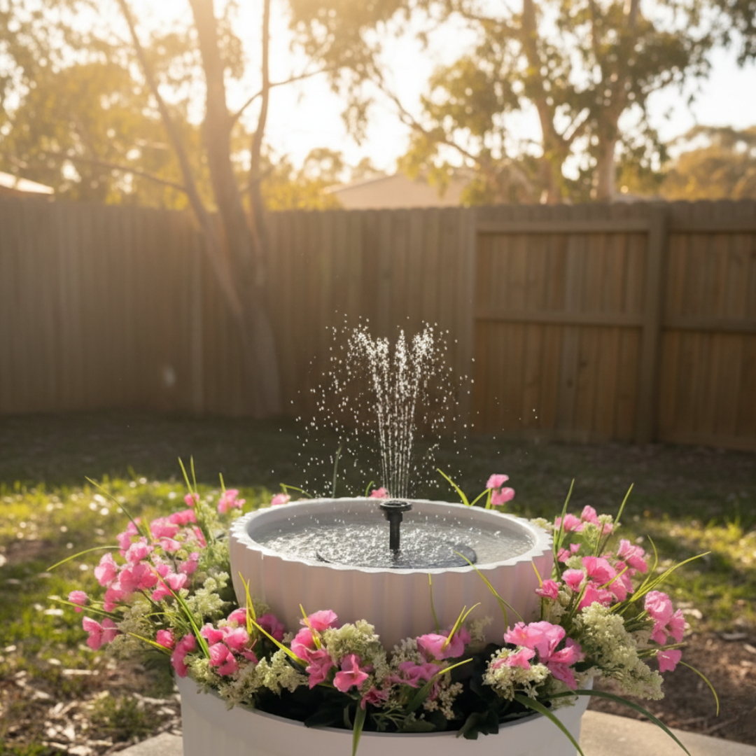 AquaBloom™ Solar Water Fountain – Natural Garden Ambience & Soothing Water Flow
