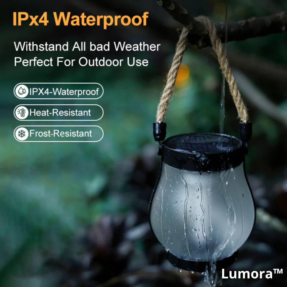 Lumora™ – Solar Lantern Outdoor Lights