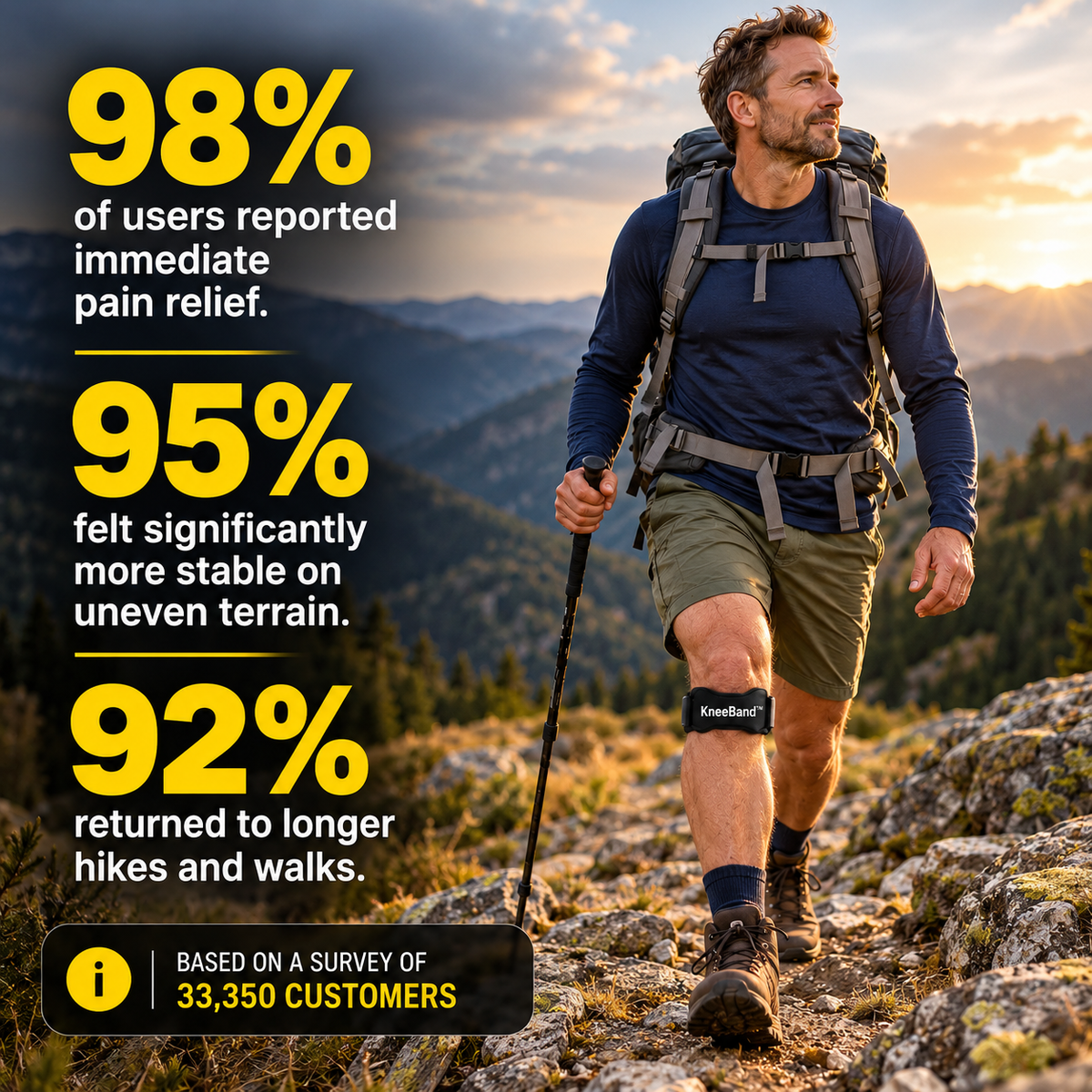 KneeBand™ | Patellar Tendon Strap for Sport & Everyday Support