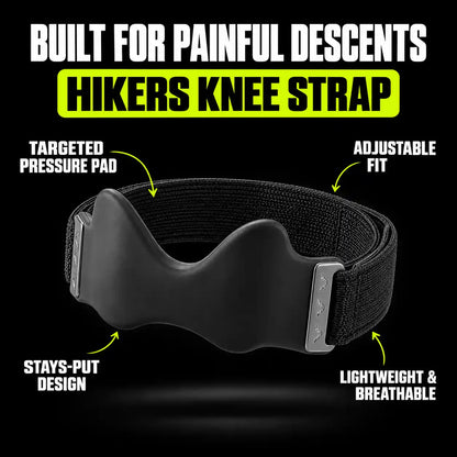 TrekFlex™ – Compression Knee Strap for Hiking and Descending