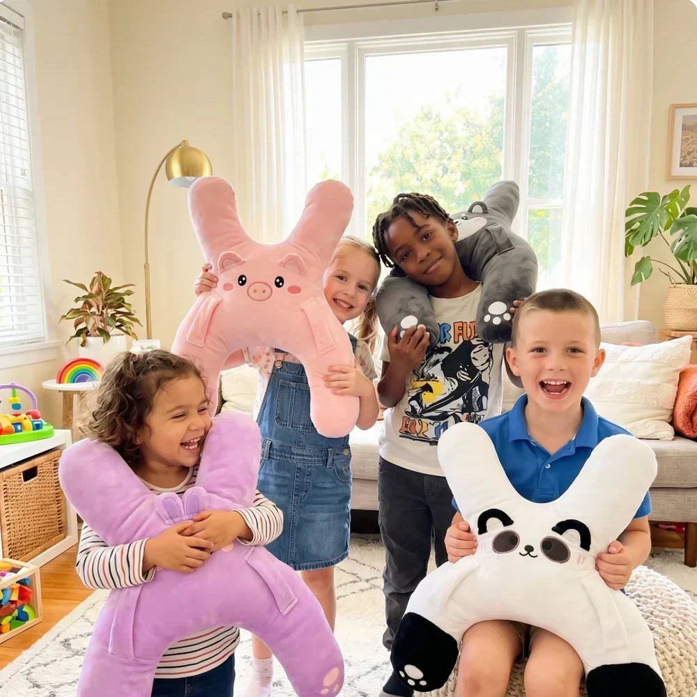CuddleTrip™ Children's Travel Pillow with Head Support