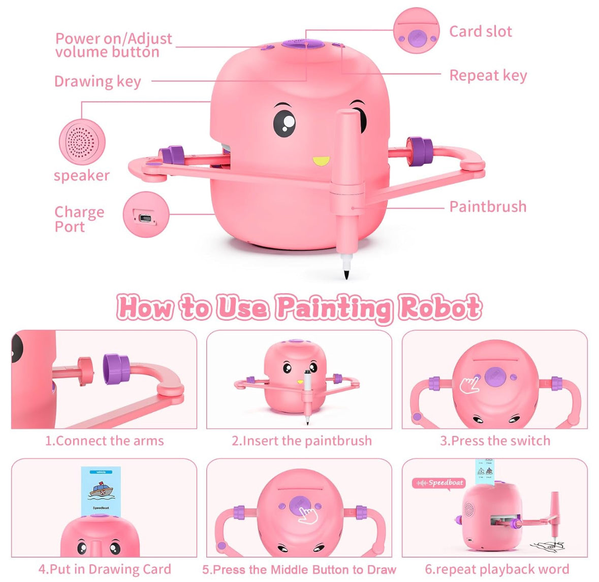 DoodleBot™ Drawing Robot | Learn to Draw, Create & Have Fun 🤖🎨
