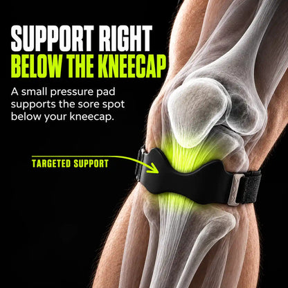 TrekFlex™ – Compression Knee Strap for Hiking and Descending
