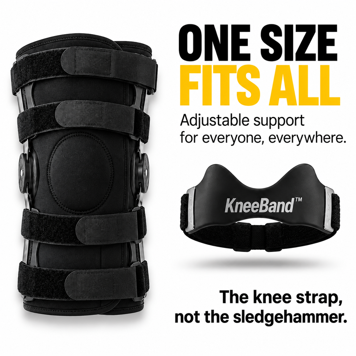 KneeBand™ | Patellar Tendon Strap for Sport & Everyday Support