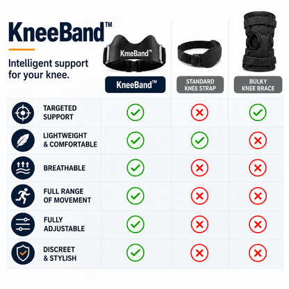 KneeBand™ | Patellar Tendon Strap for Sport & Everyday Support