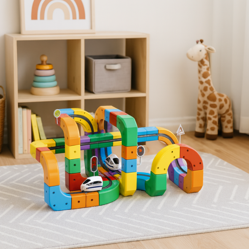 Racetrax™ 3D Kids' Racing Track – Creative Fun with Endless Tracks & Stunts