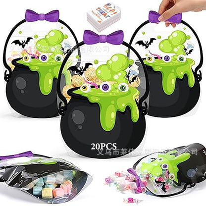 PumpiPack™ Halloween Treat Bags | Secure Zip Closure & Festive Pumpkin Design