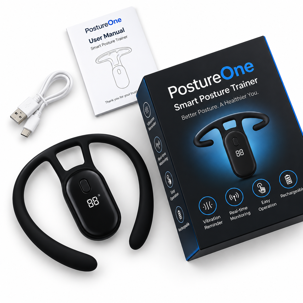 PosturePulse™ Smart Posture Corrector | Build Better Posture Habits
