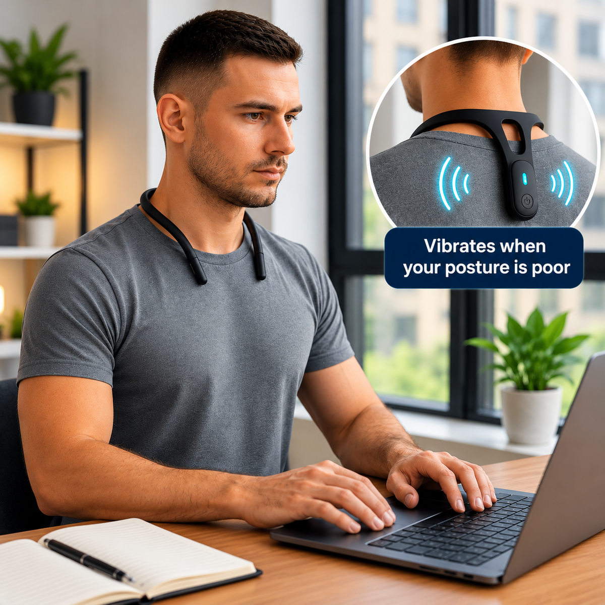PosturePulse™ Smart Posture Corrector | Build Better Posture Habits