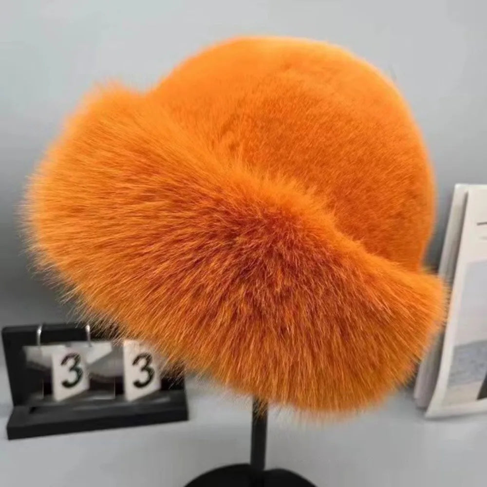 FurLuxe™ Elegant Faux Fur Winter Hat | Cosy Warmth Meets Elegant Winter Style