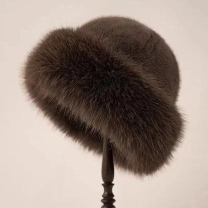FurLuxe™ Elegant Faux Fur Winter Hat | Cosy Warmth Meets Elegant Winter Style