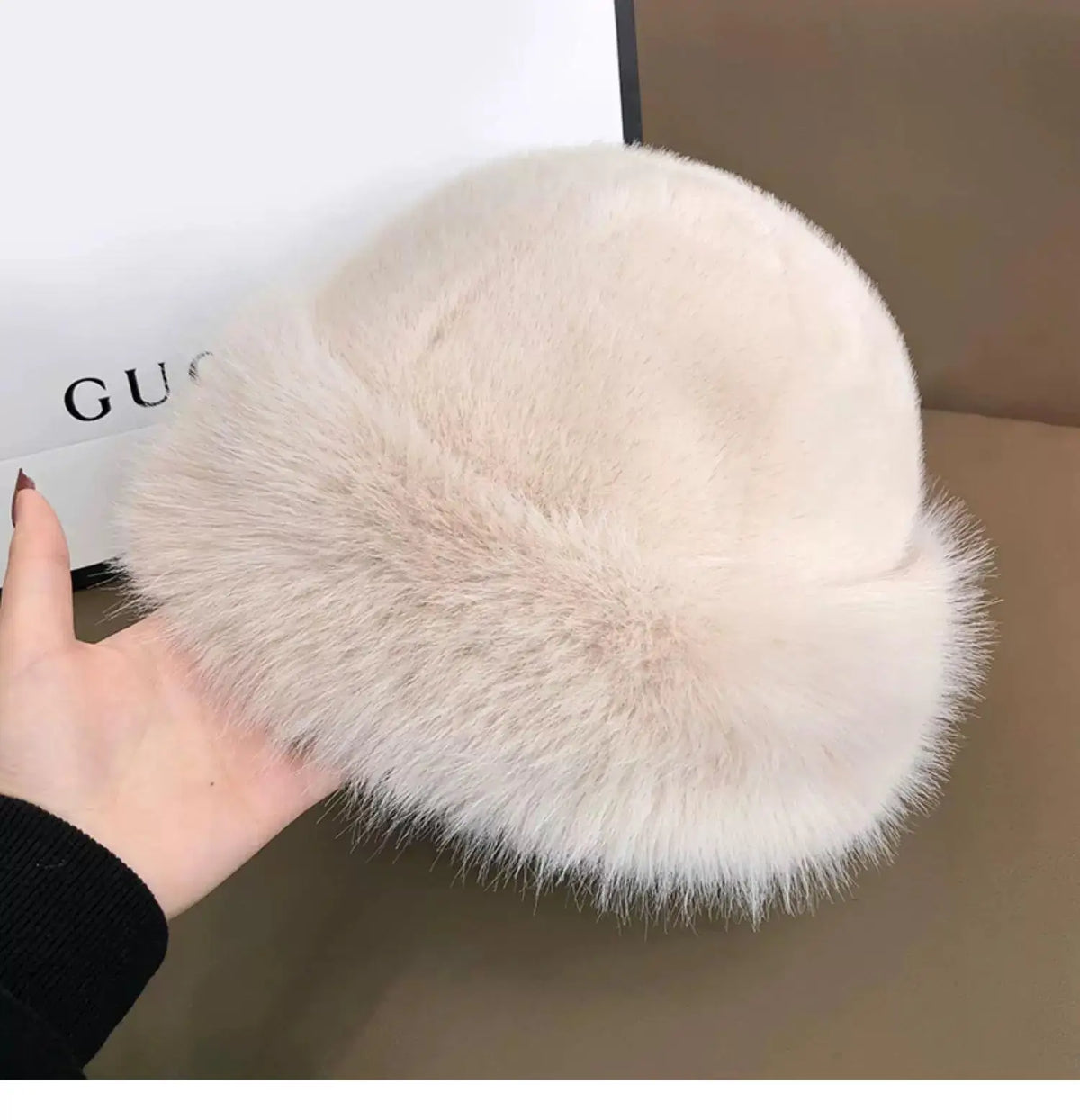 FurLuxe™ Elegant Faux Fur Winter Hat | Cosy Warmth Meets Elegant Winter Style