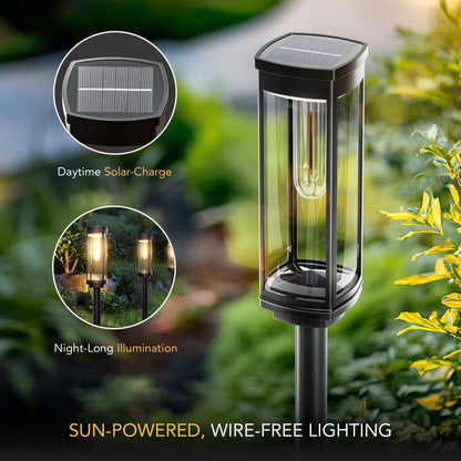 Lunara™ – Decorative Solar Pathway Lights for Outdoor Areas