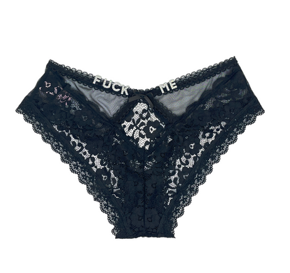 Lacivelle™ – Personalized Rhinestone Lace Thong for Women