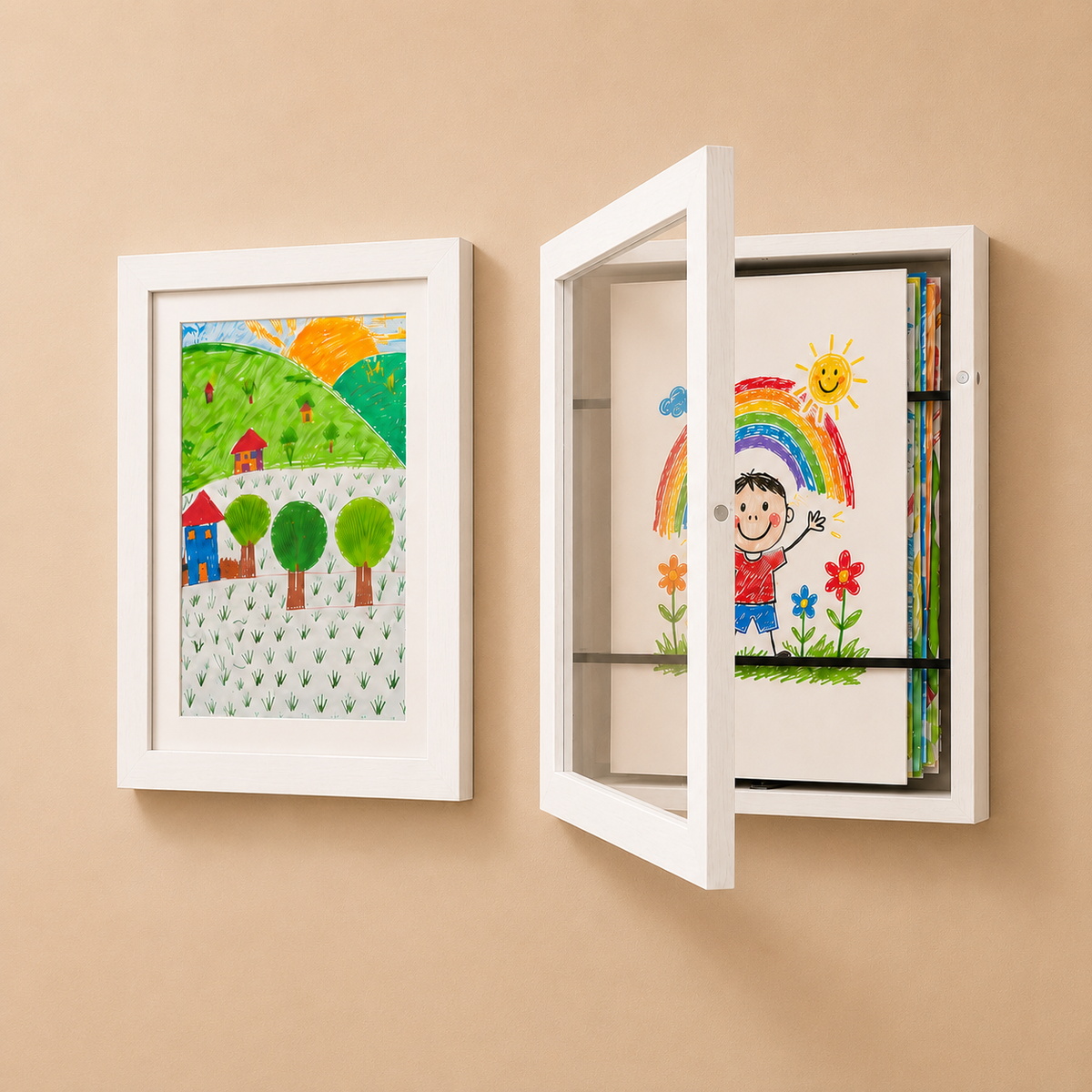 ArtKeep™ Kids’ Art Frame – Stylishly Display & Store Their Creative Masterpieces