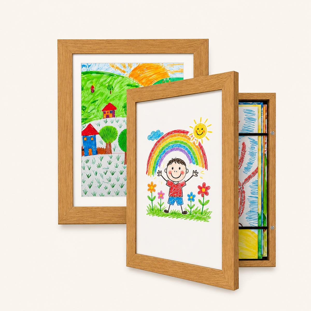 ArtKeep™ Kids’ Art Frame – Stylishly Display & Store Their Creative Masterpieces