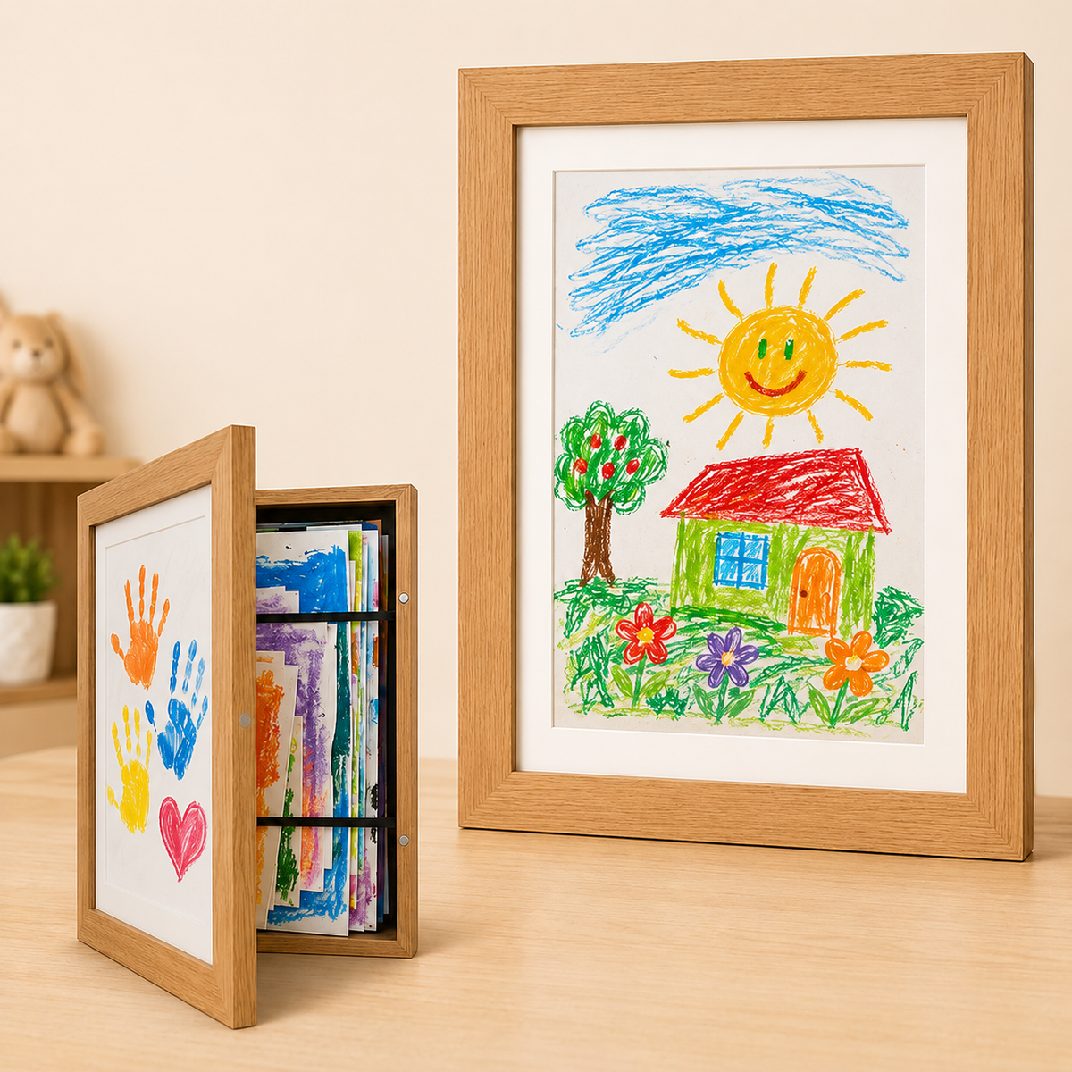 ArtKeep™ Kids’ Art Frame – Stylishly Display & Store Their Creative Masterpieces