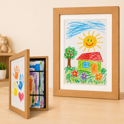 ArtKeep™ Kids’ Art Frame – Stylishly Display & Store Their Creative Masterpieces