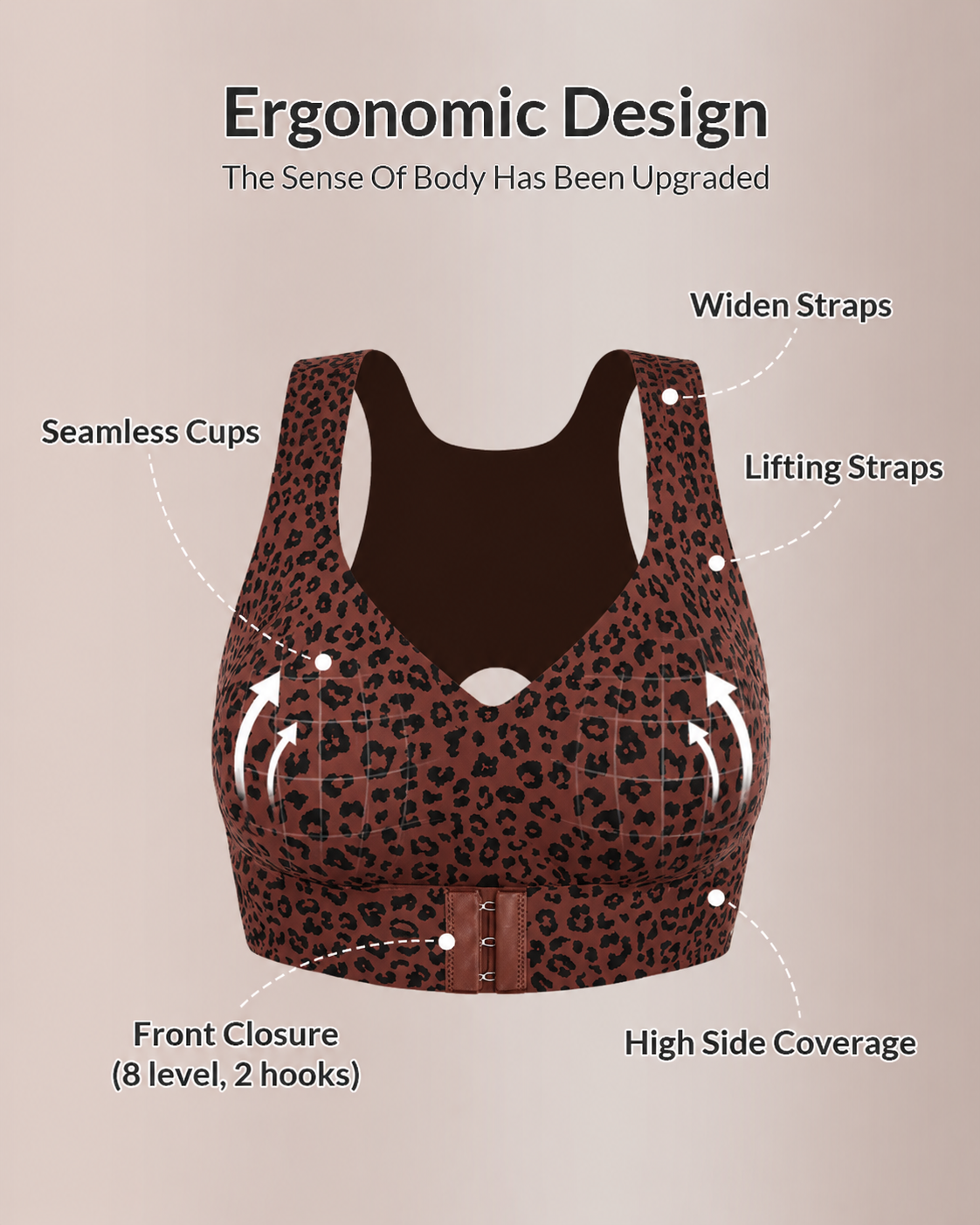 PosturaVela™ Cross Back Bra for Supportive Comfort