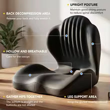 ErgoRest™ Ergonomic Seat Cushion with Back Support