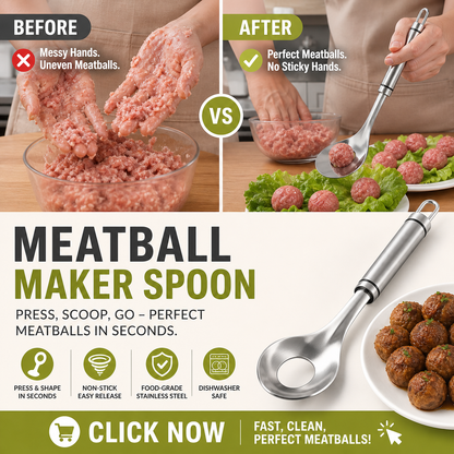 MeatForm™ Meatball Maker | Faster Shaping & Cleaner Kitchen Prep