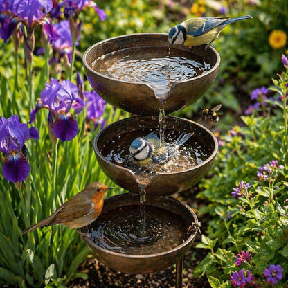 Rainora™ Rain Collector Bird Bath | A Natural Water Source for Birds & Bees