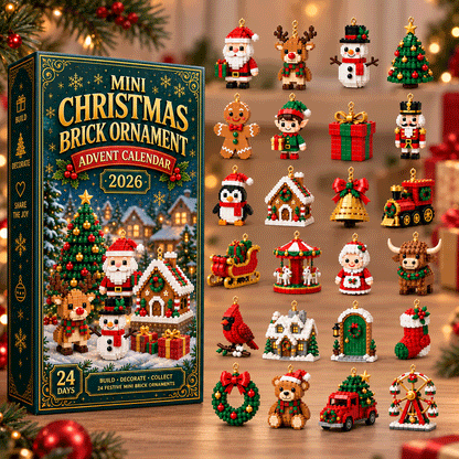 Brickora™ Mini Advent Calendar | 24 Christmas Building Sets to Build & Decorate