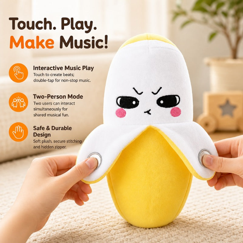 MeloJoy™ Interactive Musical Plush Toy – Touch-Activated Fun for Children